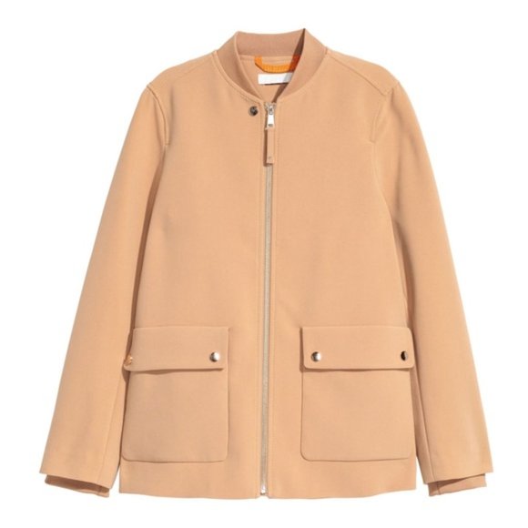 🍑 H&M Peach Coloured Jacket with Rose Gold Hardware 🍑 - Picture 2 of 3
